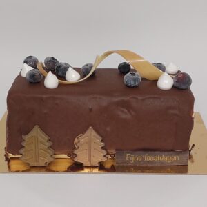 Chocolade en yoghurt blauwbes